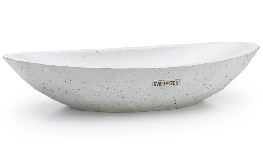 obrazek 1 Luksusowa umywalka 60 cm DIAMOND BASIC – naturalny, bez dekoru, bez lakieru
