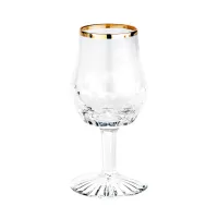 Picture Elegant liqueur goblet with gold finish from the classic S. Carlos collection - Vista Alegre