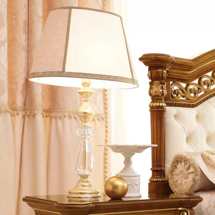 Zdjęcie Wyjątkowa barokowa lampa biurkowa