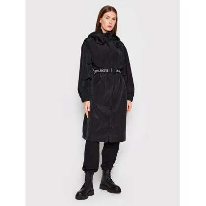 Zdjęcie Calvin Klein Jeans Płaszcz przejściowy J20J218267 Czarny Relaxed Fit