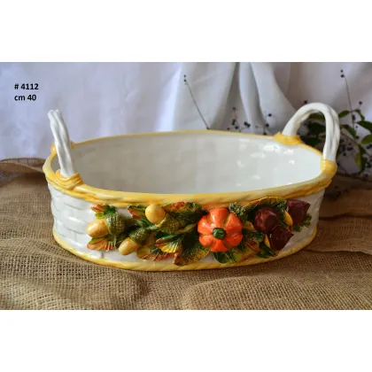 Picture A wonderful ceramic basket from Italy