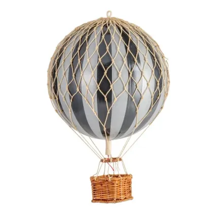 Zdjęcie Zachwycający balon ozdobny w kolorze czarno-srebrnym