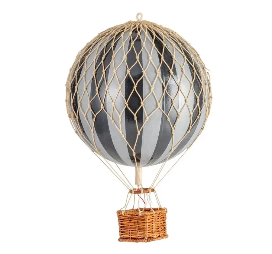 obrazek 1 Zachwycający balon ozdobny w kolorze czarno-srebrnym