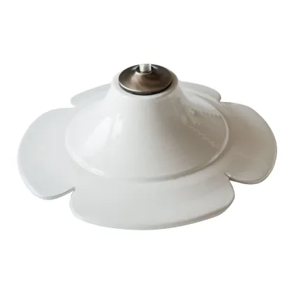 Picture Ceramic white chandelier in Italian style - Virginia Casa