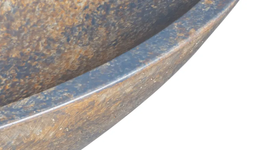 obrazek 3 Prestiżowa umywalka 60 cm ORION BASIC – GRANITE, niebiesko-szary i ochra, lakier półmatowy