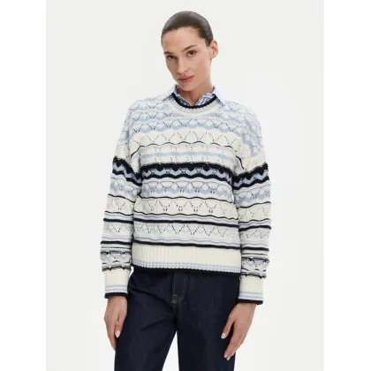 Zdjęcie Barbour Sweter Eloise LKN1615MI11 Błękitny Relaxed Fit