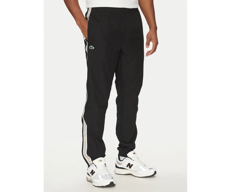 obrazek 1 Lacoste Spodnie dresowe XH8974 Czarny Relaxed Fit