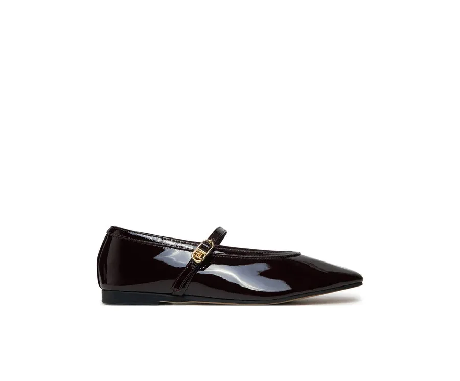 obrazek 1 Tommy Hilfiger Baleriny FW0FW08577 Bordowy