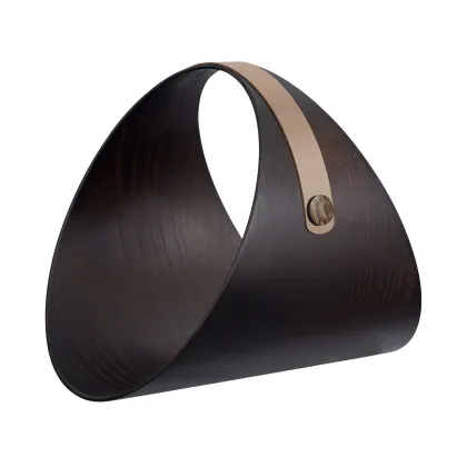 Zdjęcie Designerski stojak na drewno do kominka / czasopisma Ø36 cm