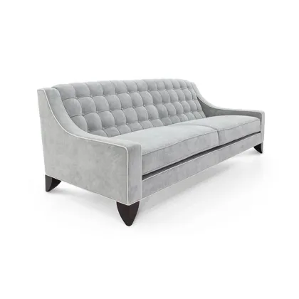 Zdjęcie Szara wygodna sofa 4-osobowa w nowoczesnym stylu - Sevensedie