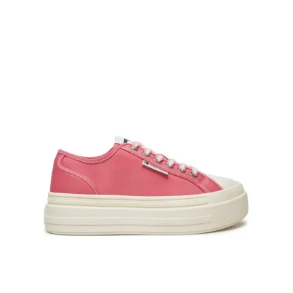 Zdjęcie Tommy Jeans Trampki Foxing EN0EN02713 Różowy