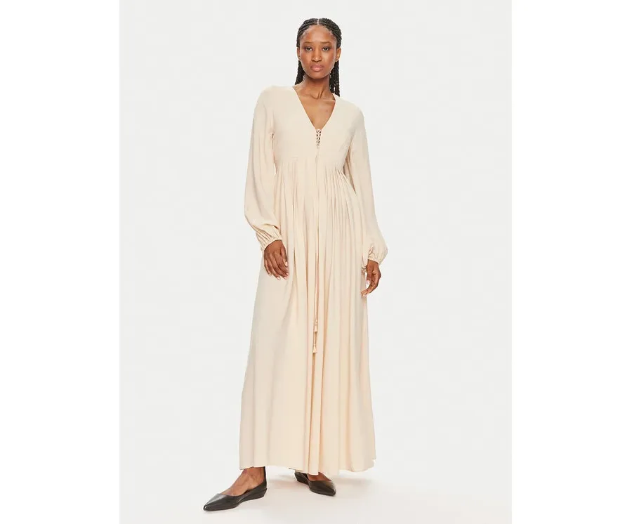 obrazek 1 Weekend Max Mara Sukienka wieczorowa Guelfi WEEKEND MAX MARA-2415221052 Beżowy Regular Fit