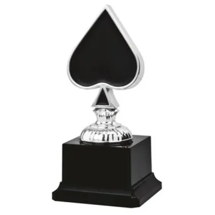 Picture Card statuette - spades - Astra Argenti
