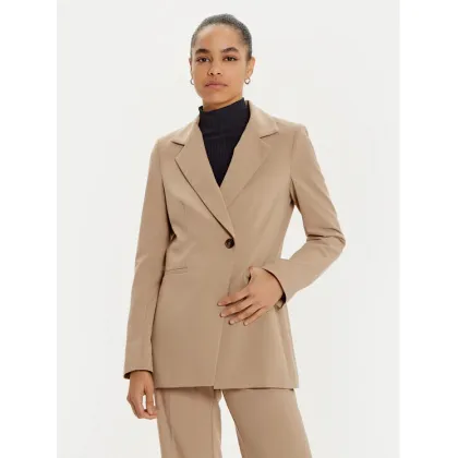 Zdjęcie ACCESS FASHION Marynarka 44-1029-118 Beżowy Regular Fit
