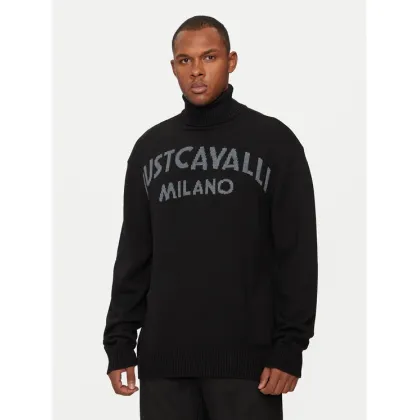 Zdjęcie Just Cavalli Sweter 77OAFM38 Czarny Regular Fit
