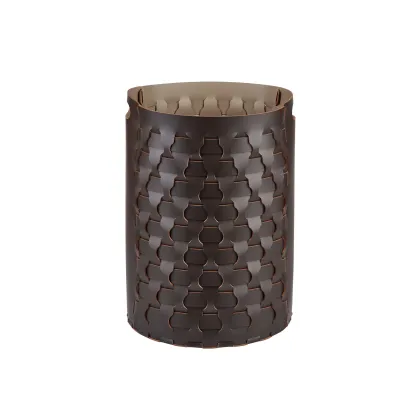 Zdjęcie Pleciony duży kosz Dubai Ø40xH57 cm w kolorze czekoladowym