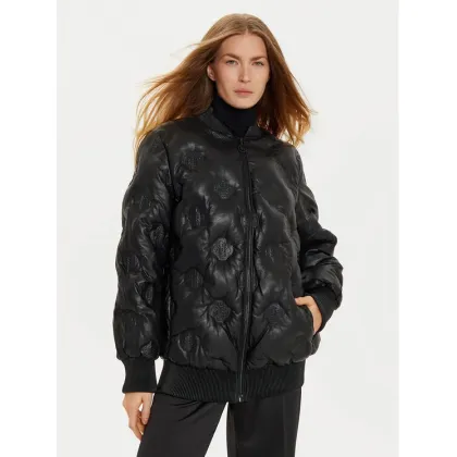 Zdjęcie Guess Kurtka skórzana Marianne W4BL60 WGB20 Czarny Regular Fit