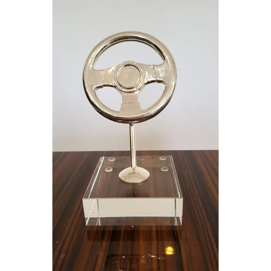 picture 2 Silver-plated figurine with a steering wheel - Astra Argenti