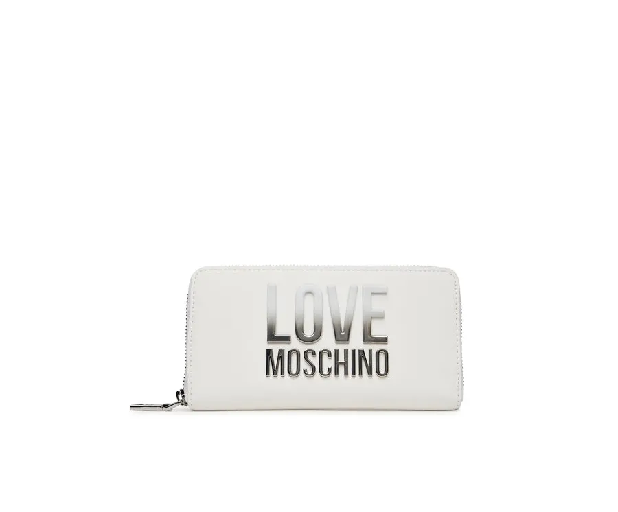 obrazek 1 LOVE MOSCHINO Duży Portfel Damski JC5730PP0MKD0100 Biały
