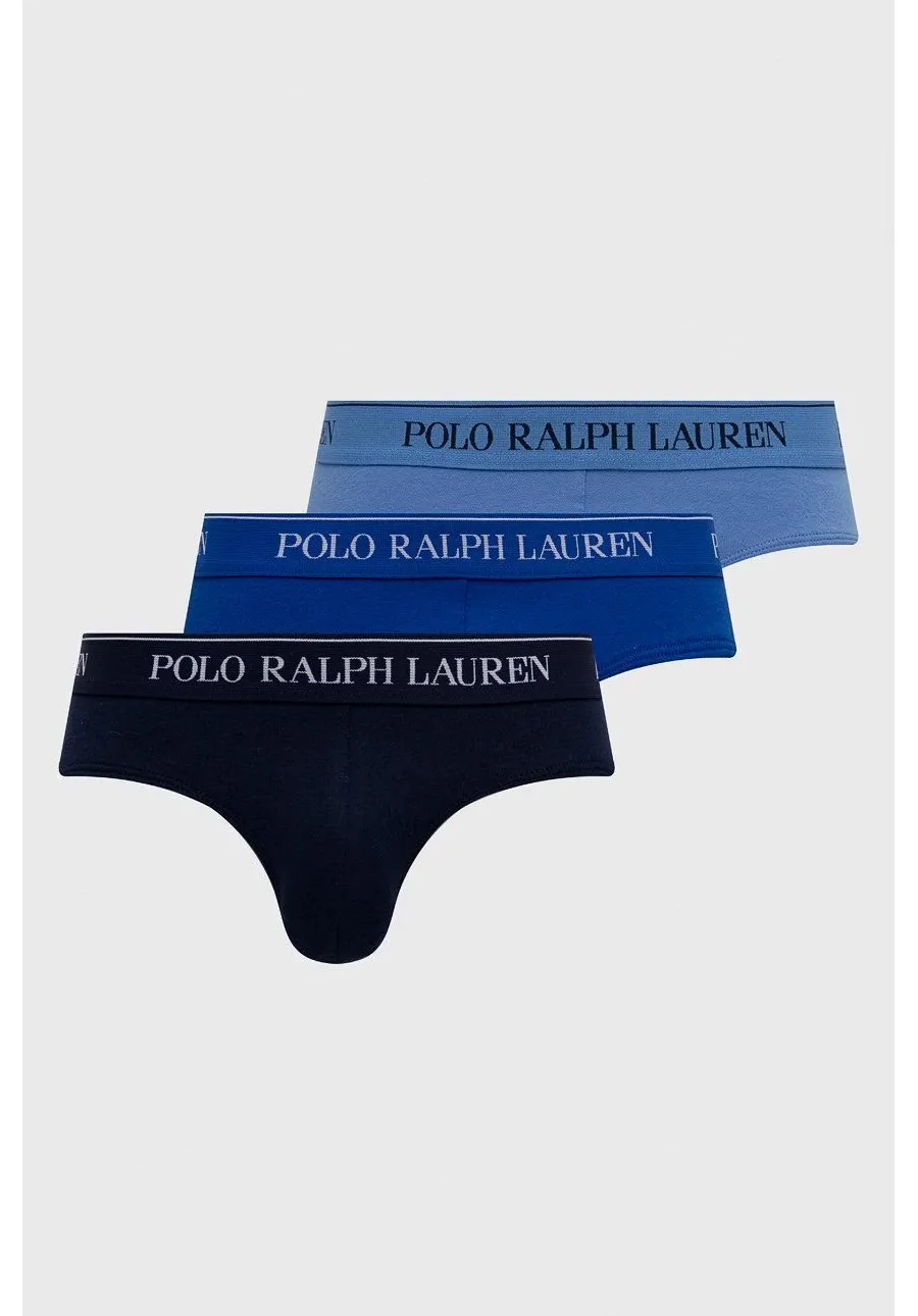 obrazek 1 Polo Ralph Lauren Slipy (3-pack) 714835884004 męskie kolor granatowy