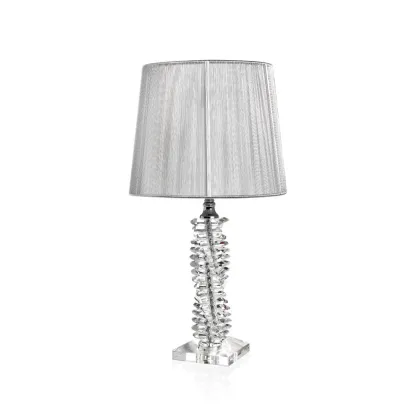 Zdjęcie Stylowa lampa stołowa „Kryształowy lód”