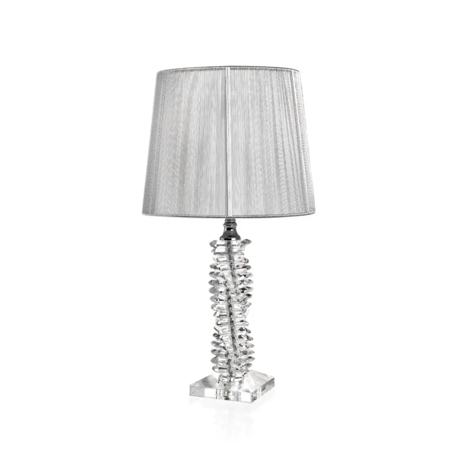 obrazek 1 Stylowa lampa stołowa „Kryształowy lód”