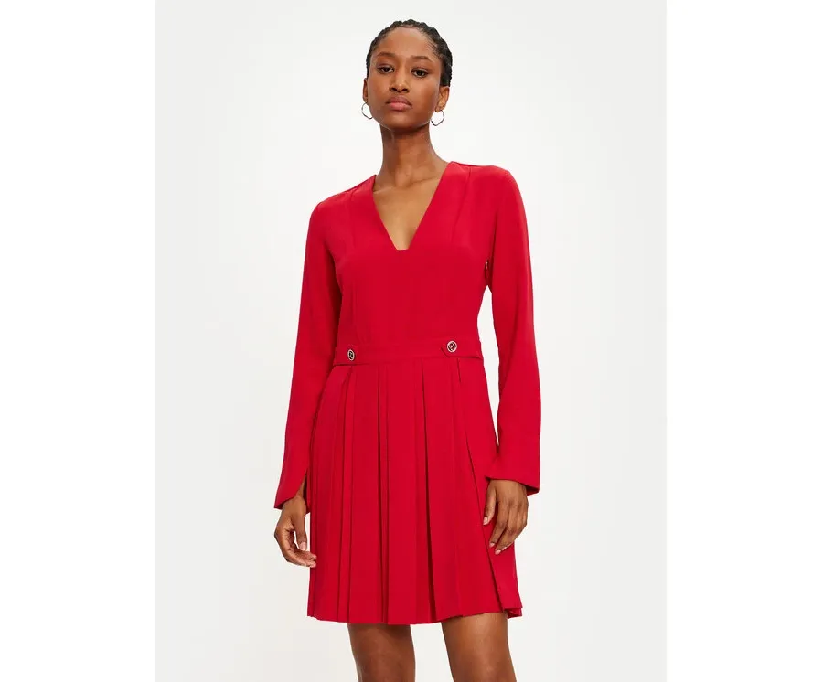 obrazek 1 TWINSET Sukienka codzienna 242TT2171 Czerwony Loose Fit