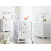 Picture Beautiful white baby bed - Italbaby