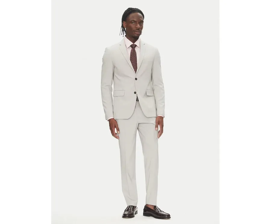 obrazek 1 Lindbergh Garnitur 30-61040 Szary Slim Fit