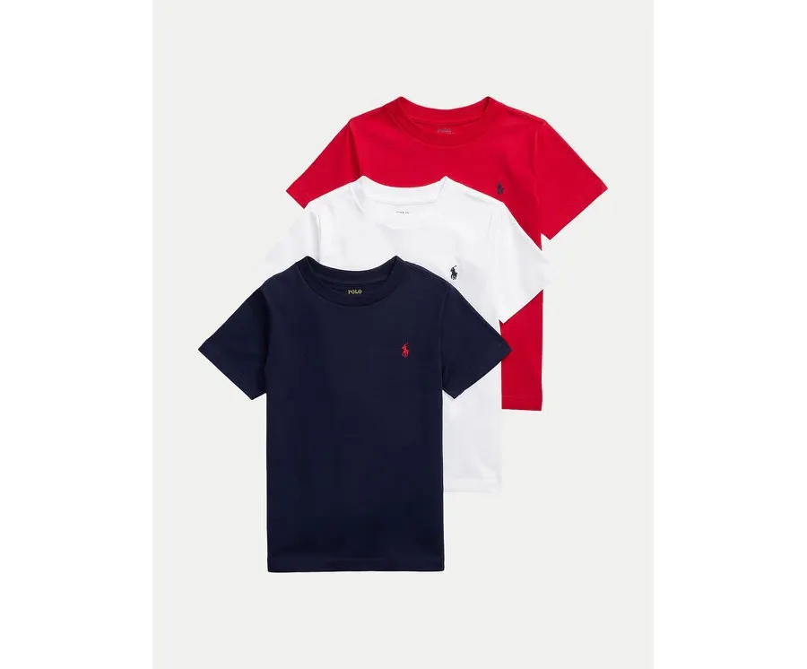 obrazek 1 Polo Ralph Lauren Komplet 3 t-shirtów 322884456001 Kolorowy Regular Fit