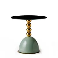 Picture Luxurious Italian coffee table H.65xDia.65 cm