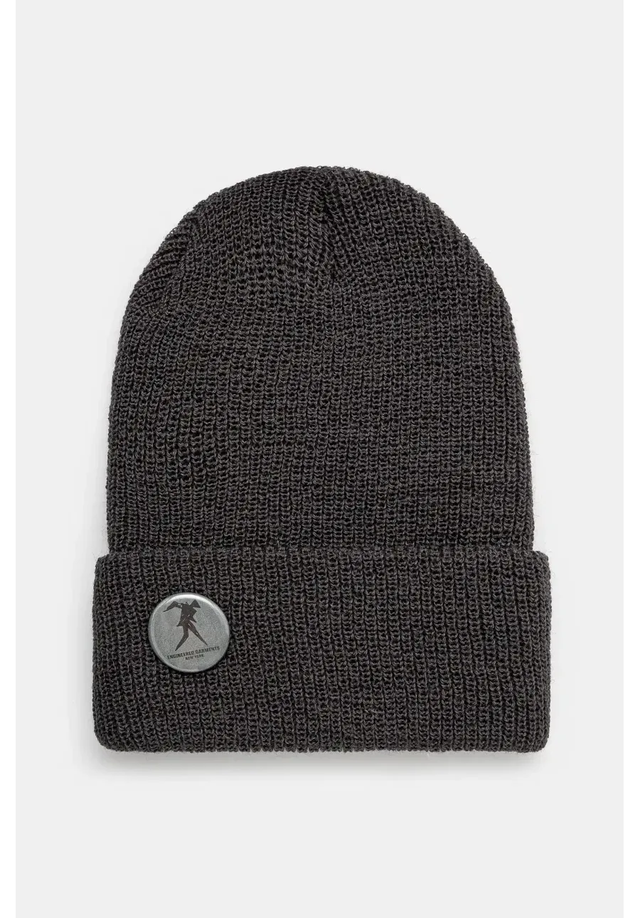 obrazek 1 Engineered Garments czapka wełniana Wool Watch Cap kolor szary z grubej dzianiny wełniana 24F1H037