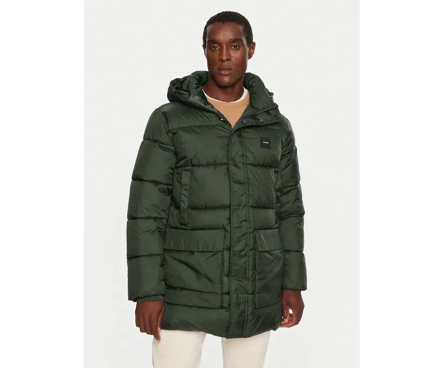 obrazek 1 Calvin Klein Kurtka zimowa K10K113465 Zielony Regular Fit