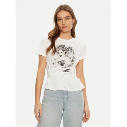 Zdjęcie Guess T-Shirt W5RI32 K9RM1 Biały Regular Fit