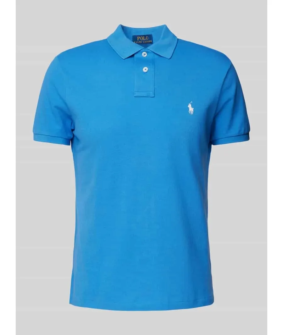 obrazek 1 Koszulka polo o kroju custom fit z czystej bawełny