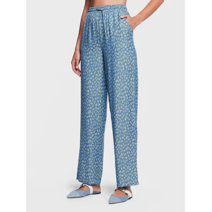Zdjęcie Silvian Heach Spodnie materiałowe GPP23483PA Niebieski Relaxed Fit