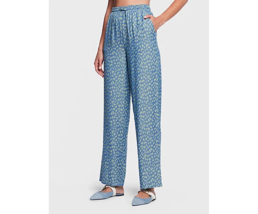 obrazek 1 Silvian Heach Spodnie materiałowe GPP23483PA Niebieski Relaxed Fit