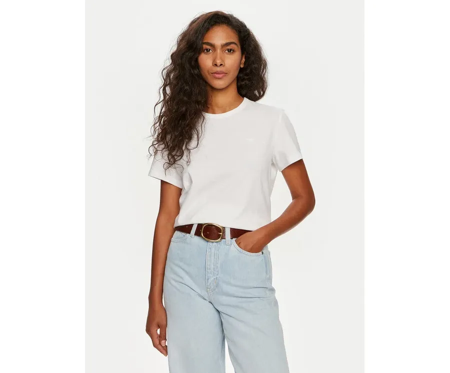 obrazek 1 Mustang T-Shirt Ada 1013929 Biały Regular Fit
