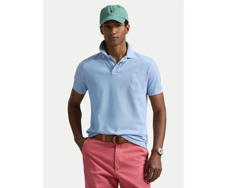 obrazek 1 Polo Ralph Lauren Polo 710938137012 Błękitny Slim Fit