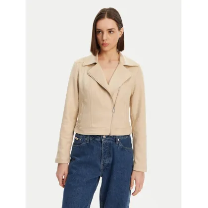 Zdjęcie Noisy May Kurtka z imitacji skóry Abby 27033110 Beżowy Regular Fit