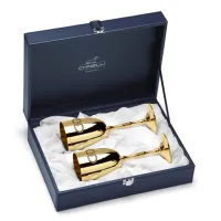 Picture Decorated metal glasses for champagne