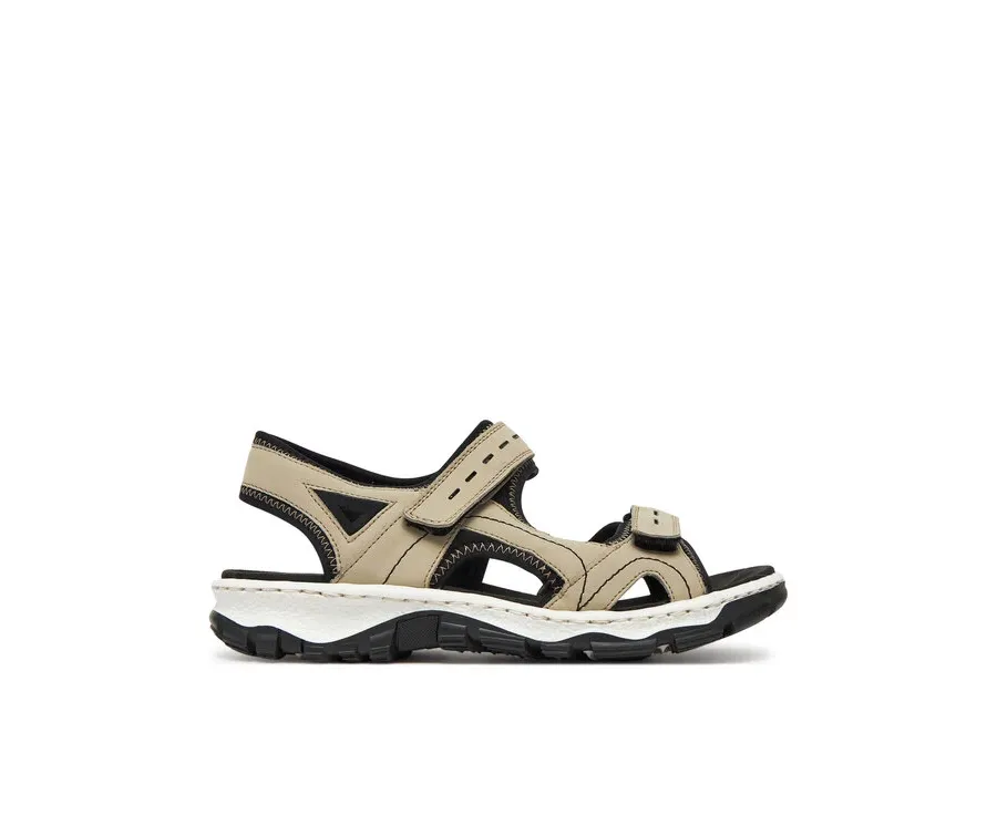 obrazek 1 Rieker Sandały 68866-61 Beżowy