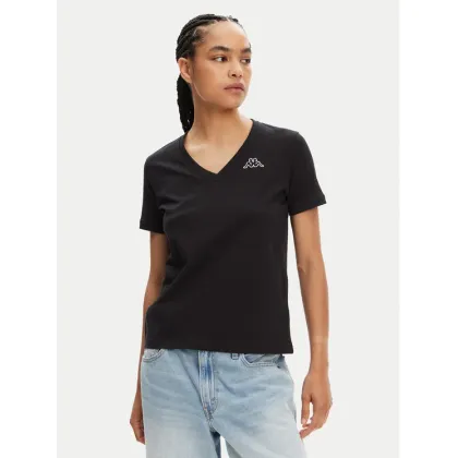 Zdjęcie Kappa T-Shirt Logo Cabou 303H0P0 Czarny Regular Fit