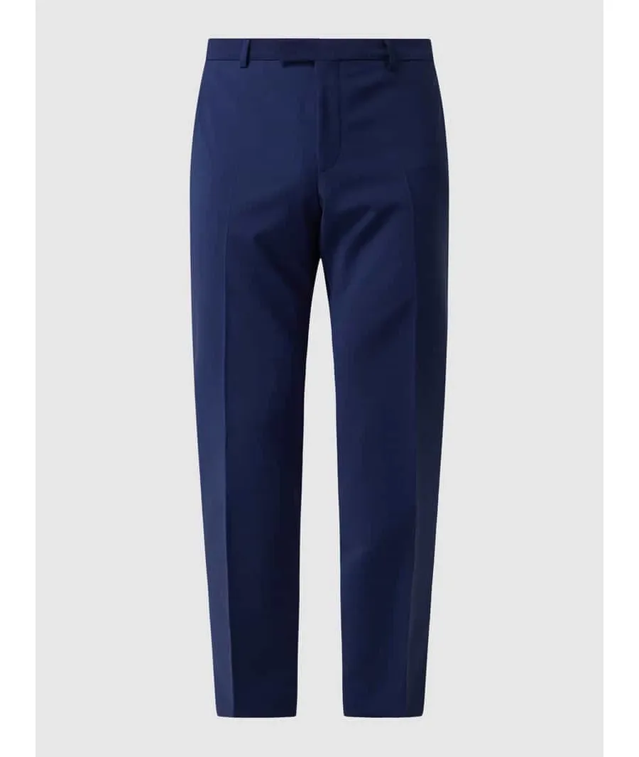 obrazek 1 Spodnie do garnituru o kroju slim fit z dodatkiem wełny model ‘Mercer’