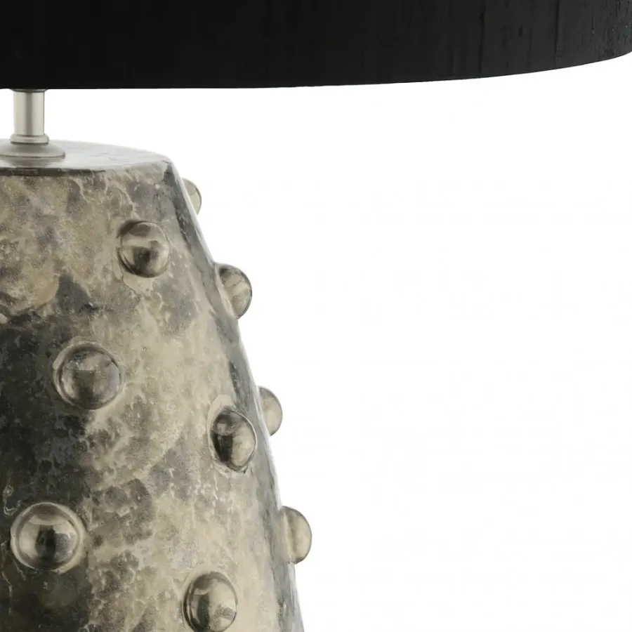 obrazek 2 Lampa stołowa z glazurowanej ceramiki H.41xL.25xP.25 cm