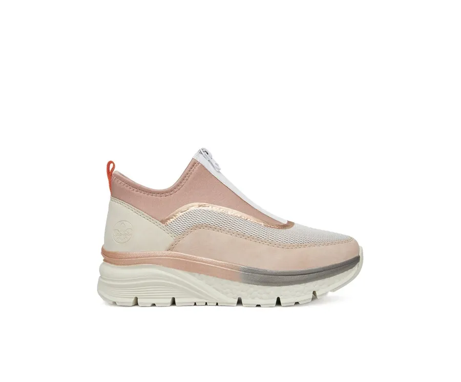 obrazek 1 Rieker Sneakersy 48053-31 Różowy