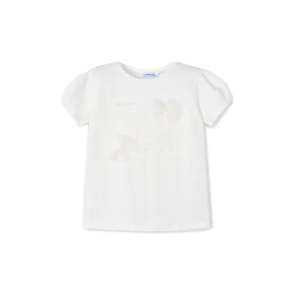 Zdjęcie Mayoral T-Shirt 3001 Écru Regular Fit
