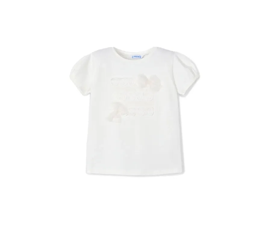 obrazek 1 Mayoral T-Shirt 3001 Écru Regular Fit