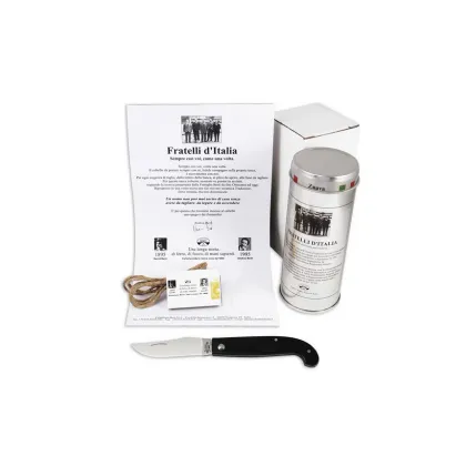 Zdjęcie Wspaniały nóż typu Zuava z kolekcji Bractwo Włoch firmy Berti Knives