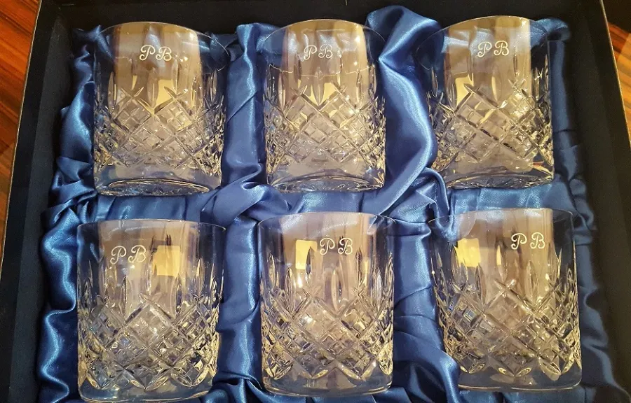 picture 2 Royal Scot Crystal Whisky Tumblers London 6 p.